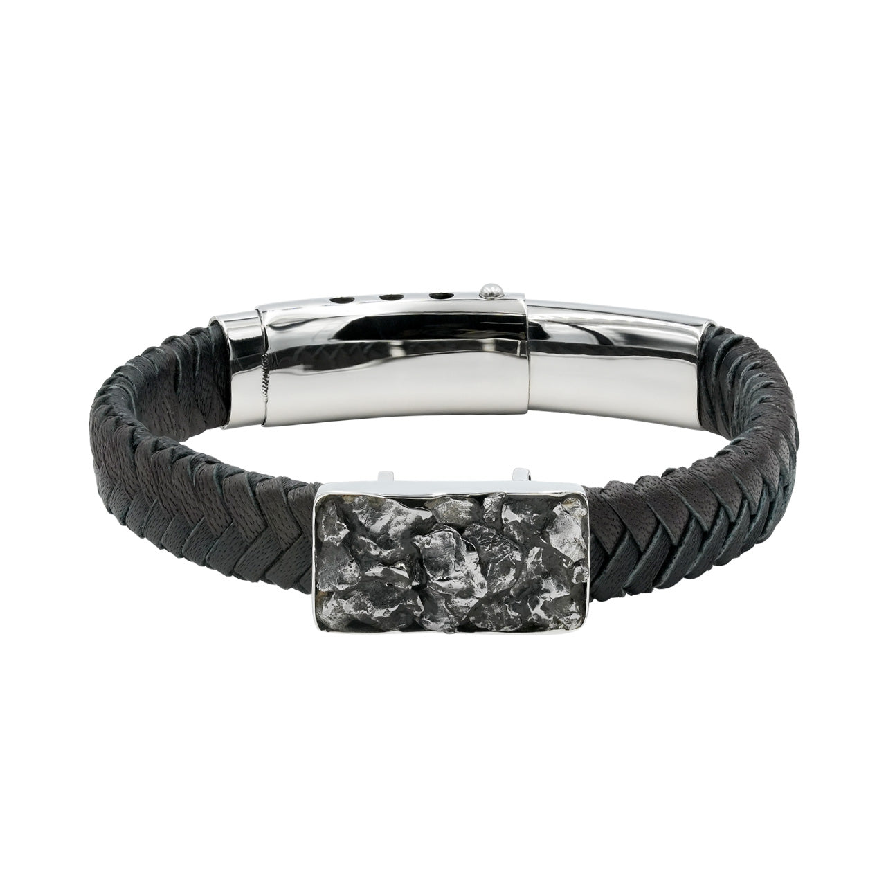 Starborn Campo del Cielo Meteorit Herren Lederarmband