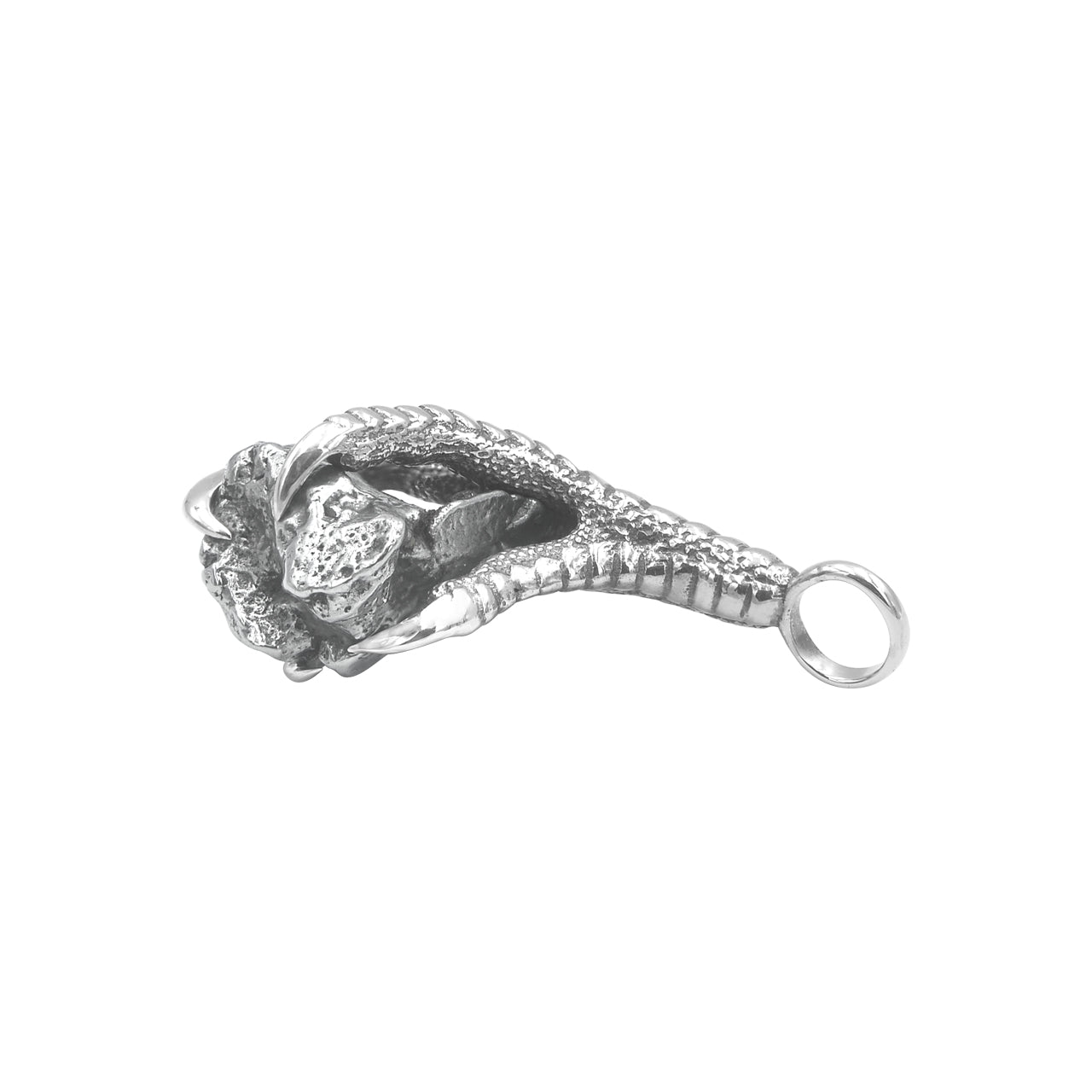 Starborn Campo del Cielo Meteorite Eagle Claw Pendant in Sterling Silver