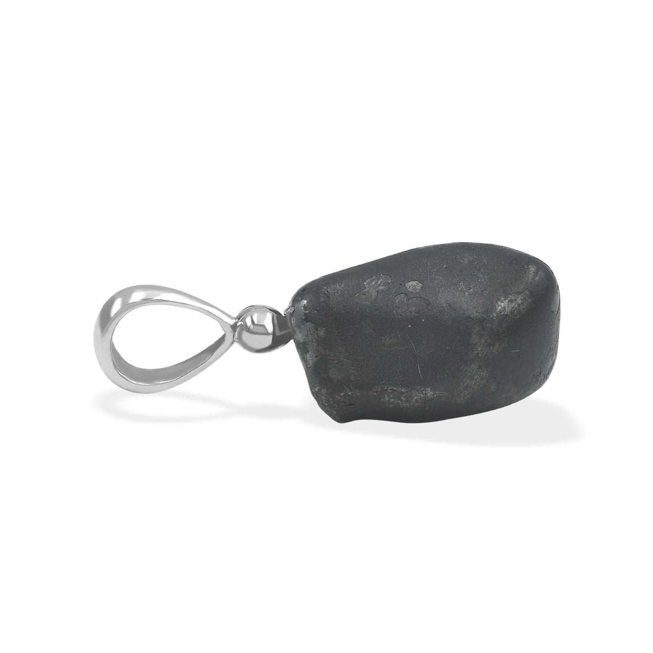 Sikhote Alin Meteorite Nugget Pendant in Sterling Silver