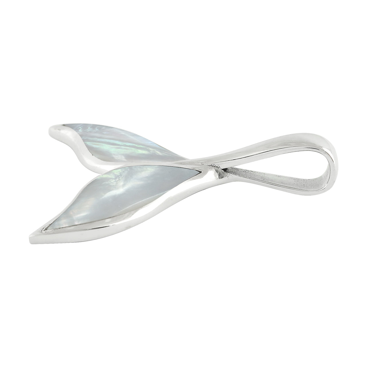 Starborn – Walschwanz-Anhänger aus Sterlingsilber mit Perlmutt