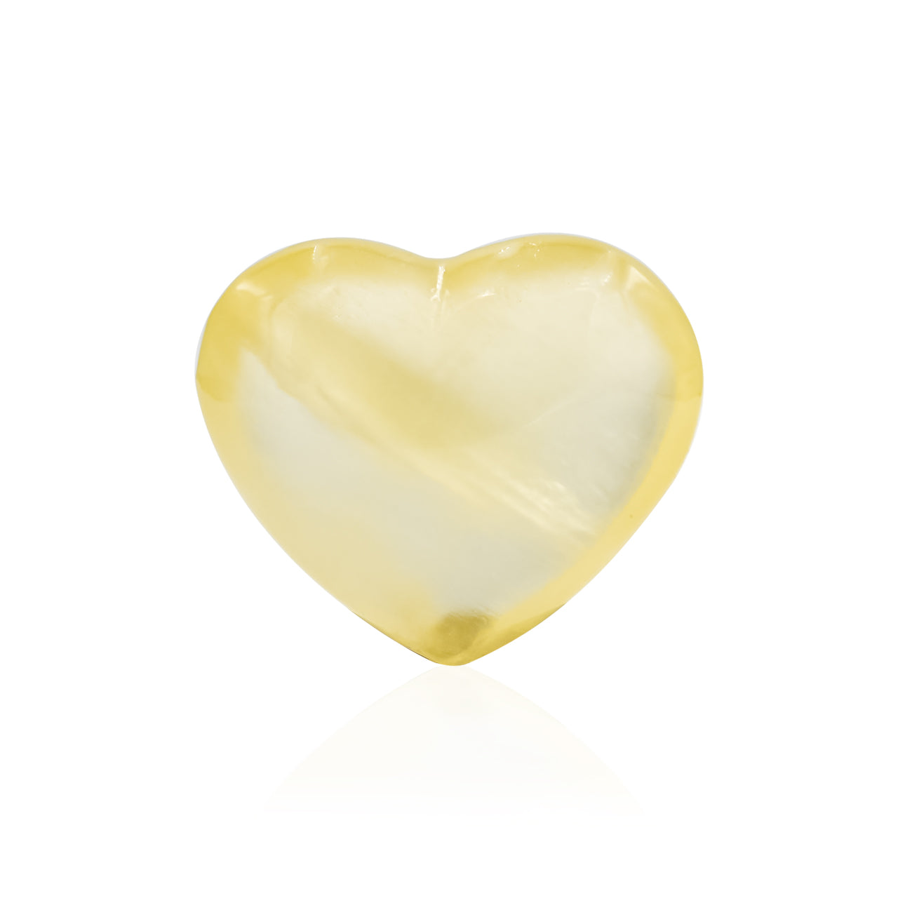 Starborn Orange Calcite Heart 23-25mm - 1 Piece