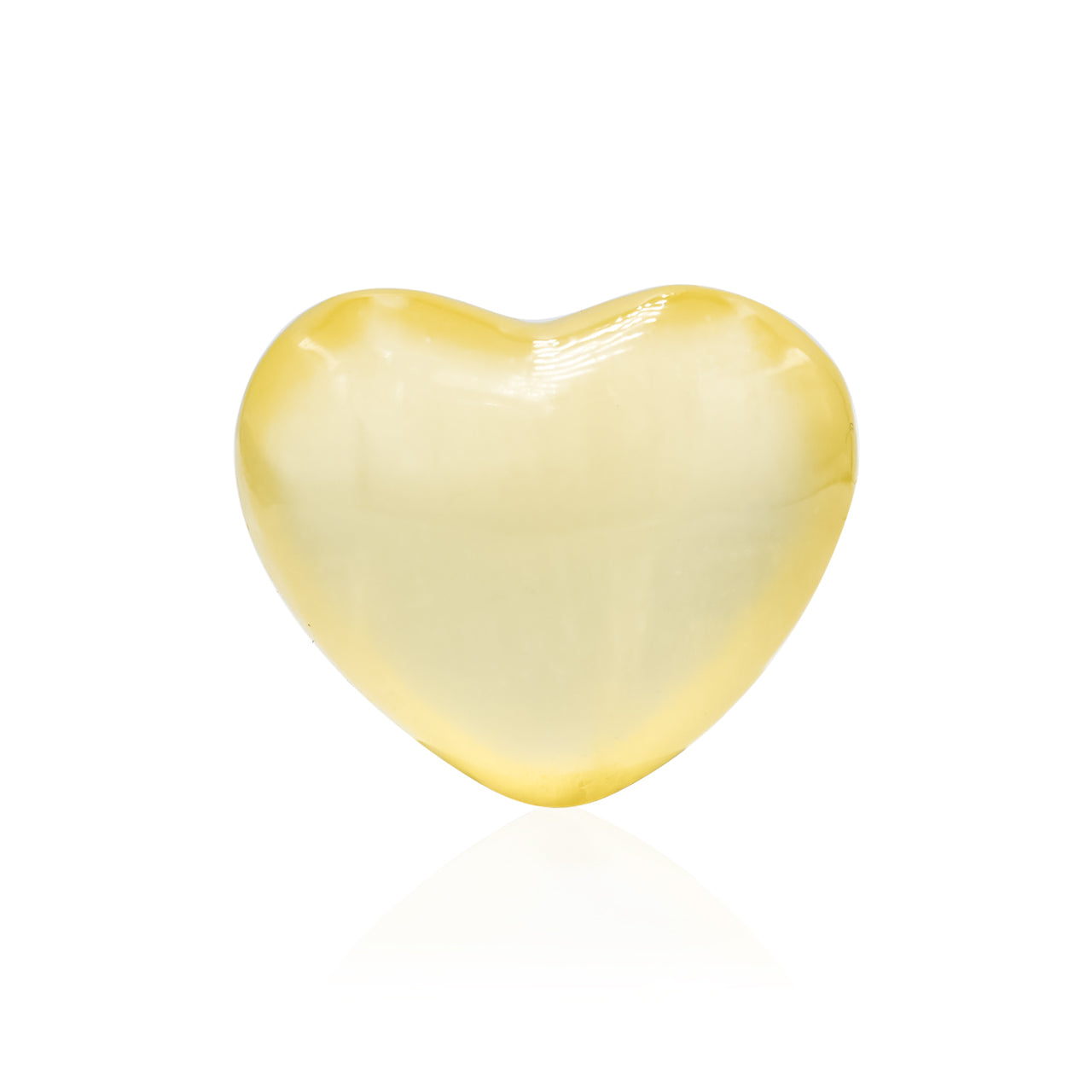 Starborn Orange Calcite Heart 23-25mm - 1 Piece