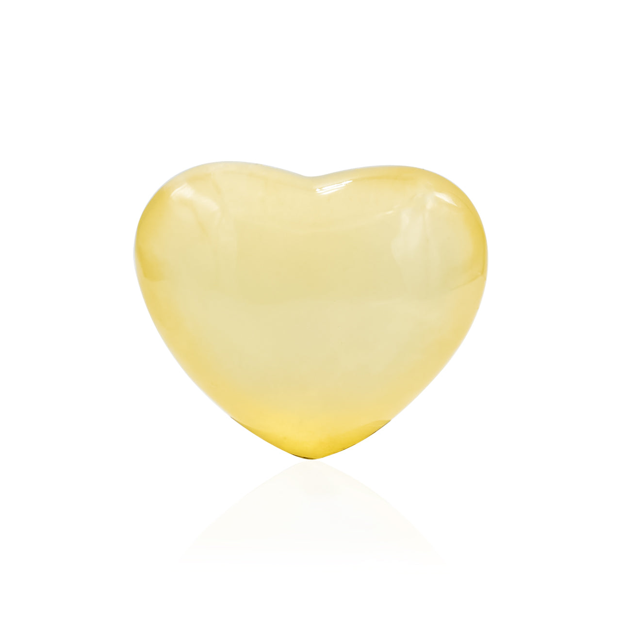 Starborn Orange Calcite Heart 23-25mm - 1 Piece