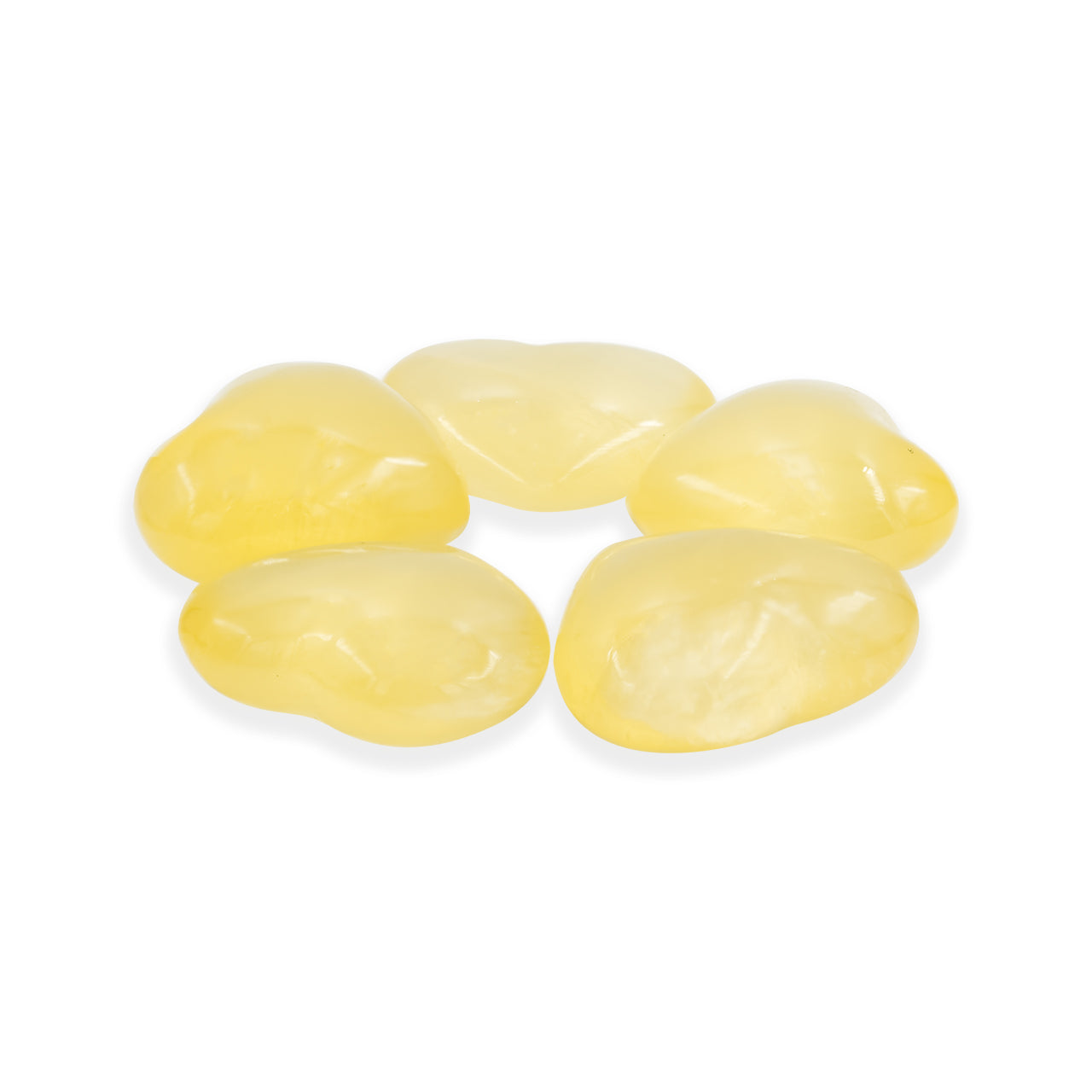 Starborn Orange Calcite Heart 23-25mm - 1 Piece