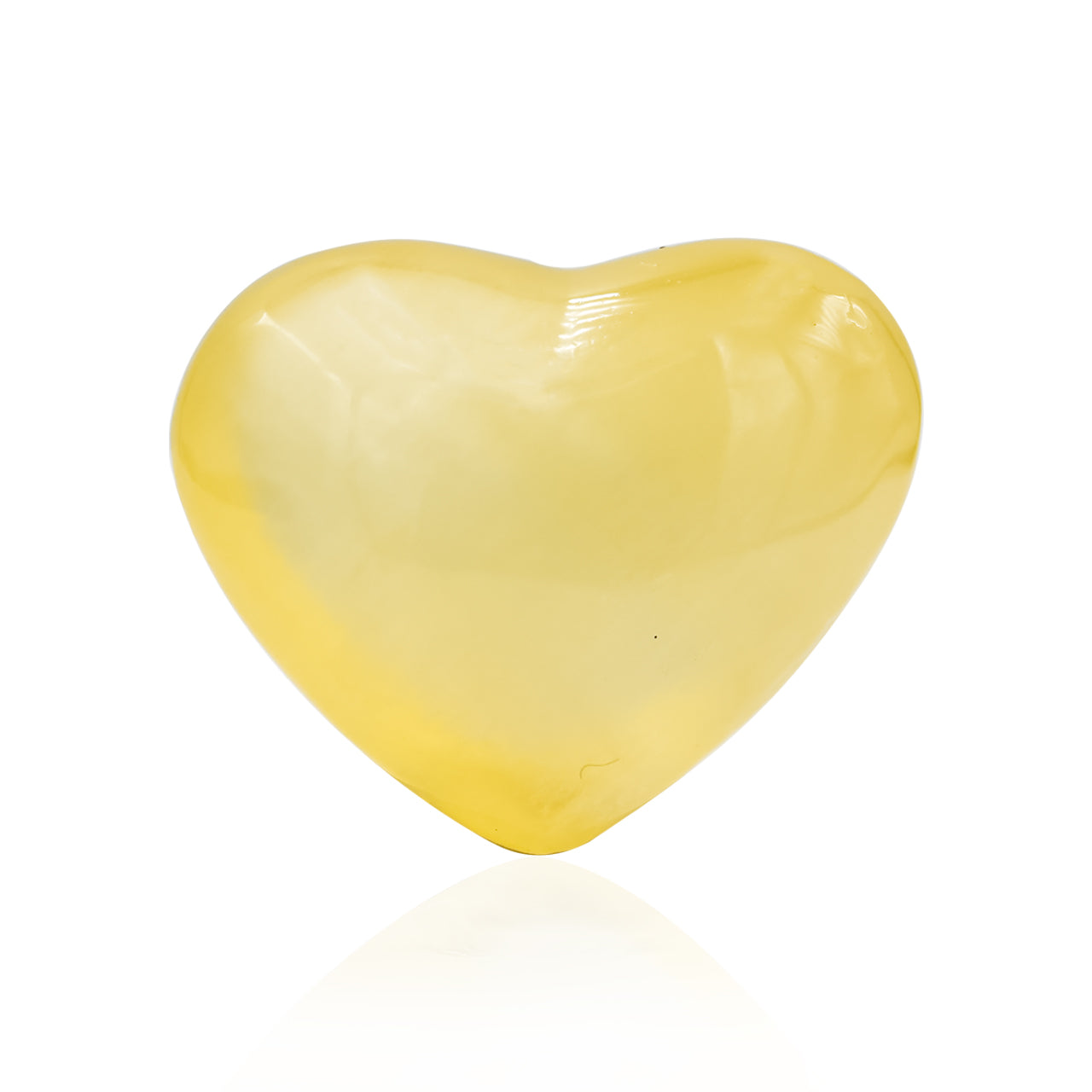 Starborn Orange Calcite Heart 23-25mm - 1 Piece