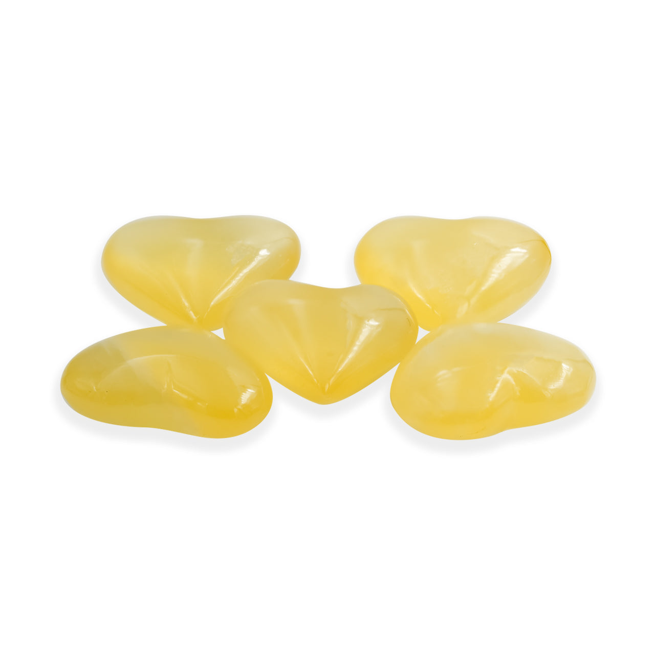 Starborn Orange Calcite Heart 23-25mm - 1 Piece