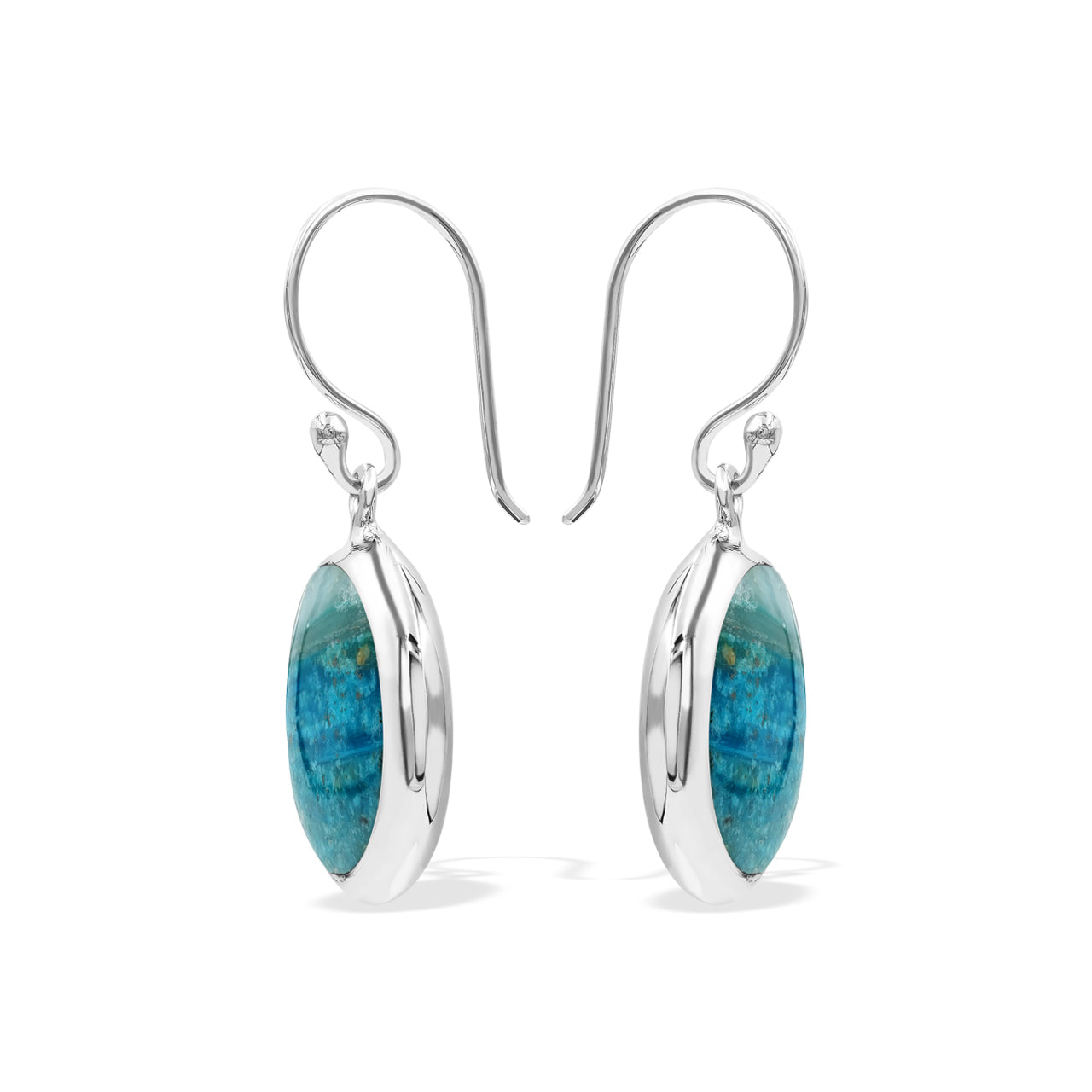 Starborn Ohrring im Medaillon-Stil mit runden Edelsteinen, 15 mm, aus Sterlingsilber, Größe S