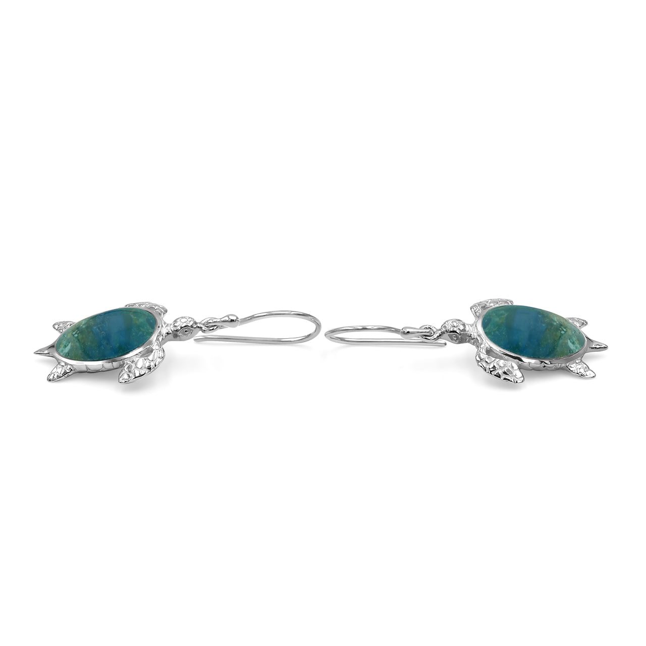 Starborn Turtle Earrings in Sterling Silver