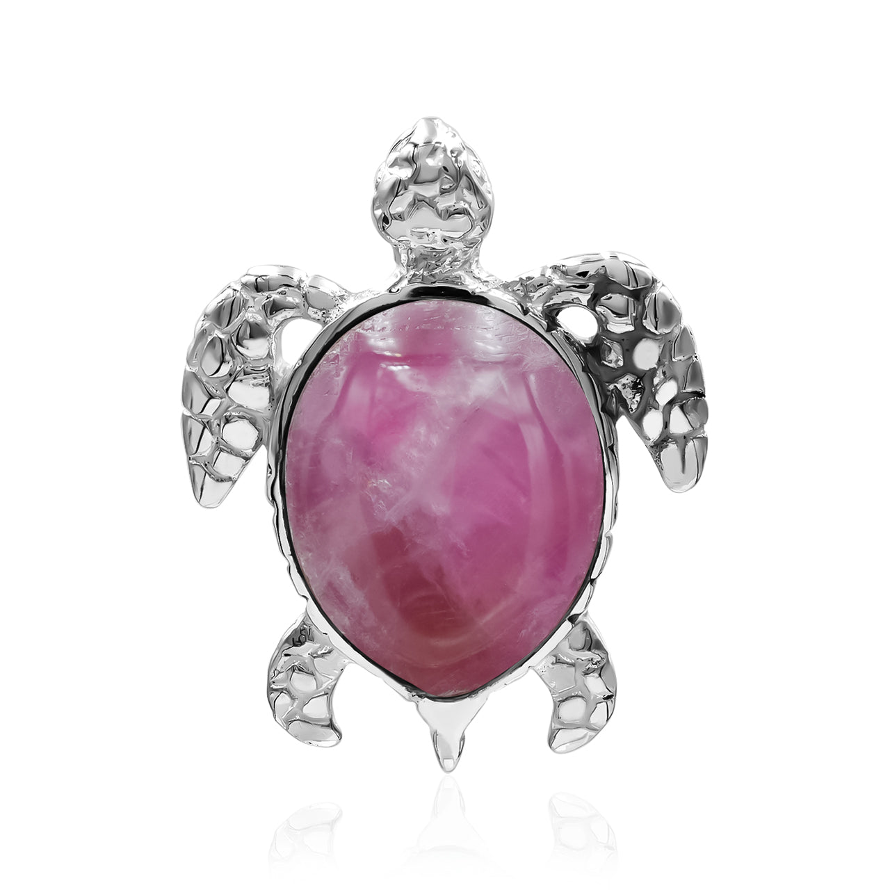 Starborn Sea Turtle Pendant in Fine Sterling Silver