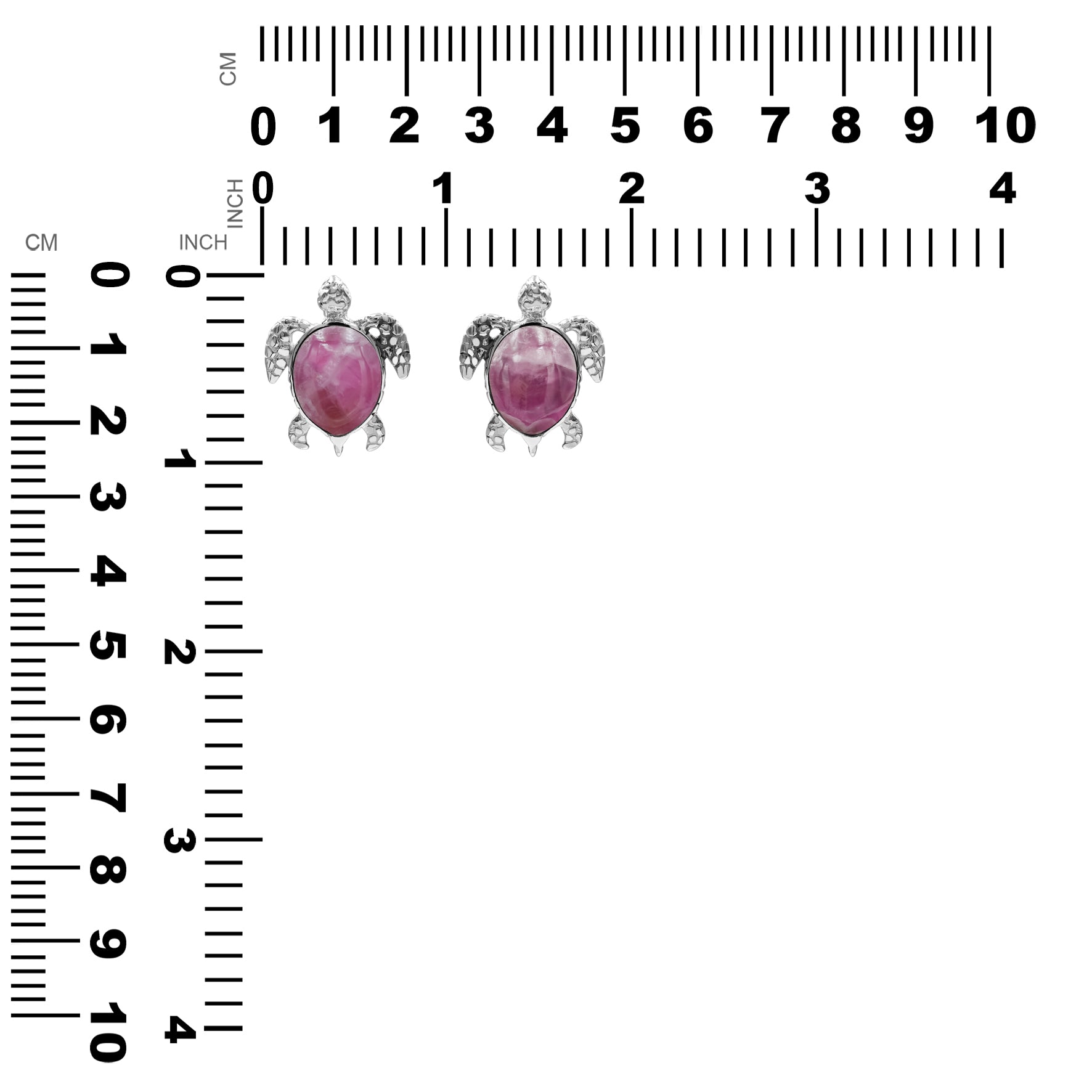 Starborn Sea Turtle Pendant in Fine Sterling Silver