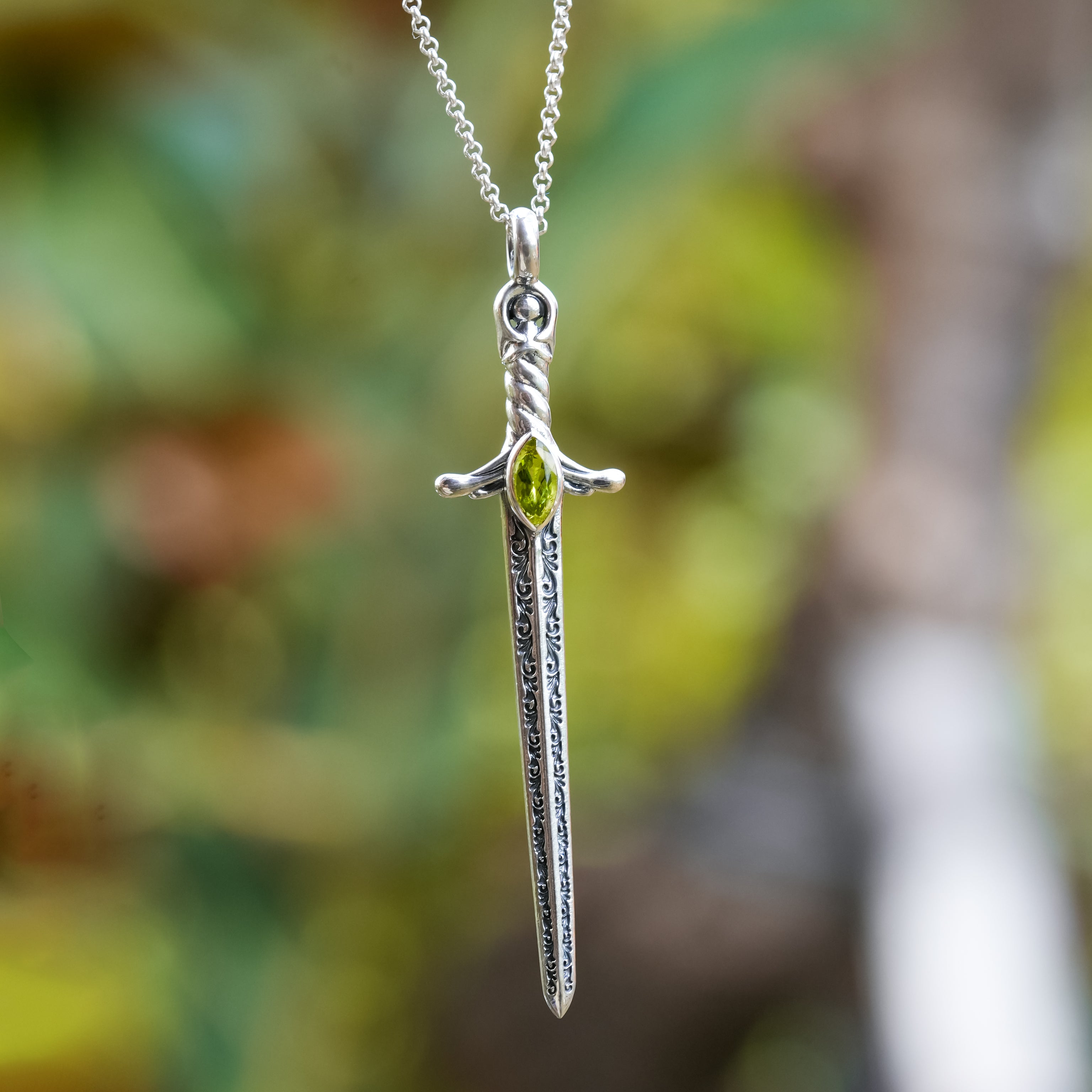 Starborn Sword Pendant in Sterling Silver