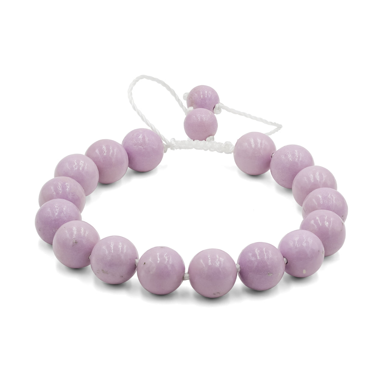 Phosphosiderite adjustable bead bracelet, 10mm, 16 pieces beads.