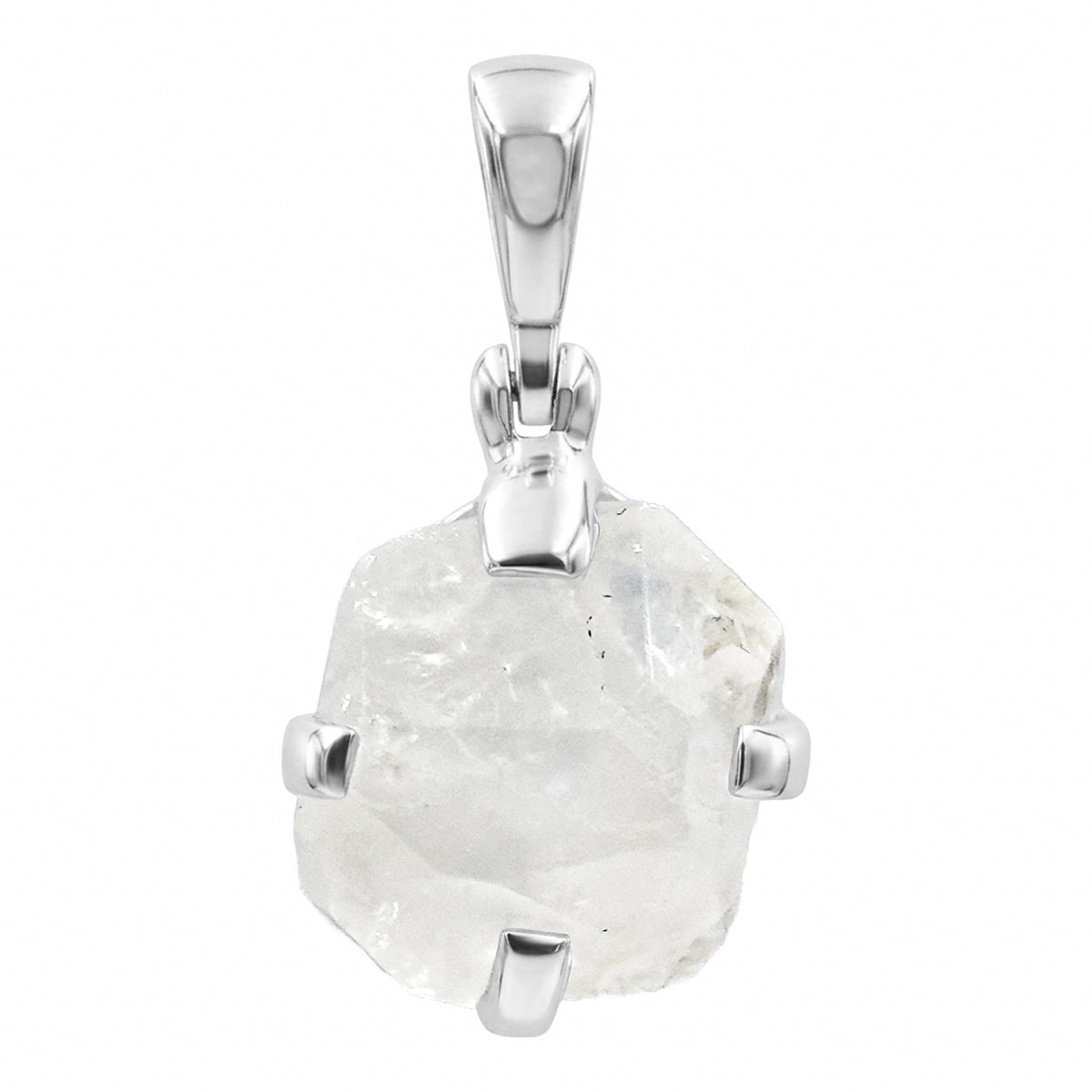 Starborn Phenakite Prongset Pendant in Sterling Silver