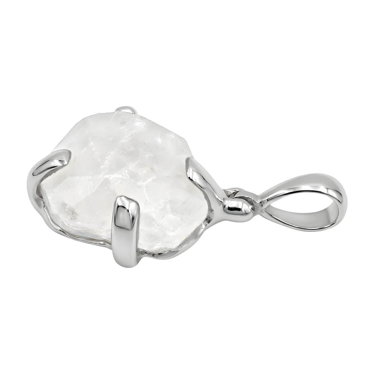 Starborn Phenakite Prongset Pendant in Sterling Silver
