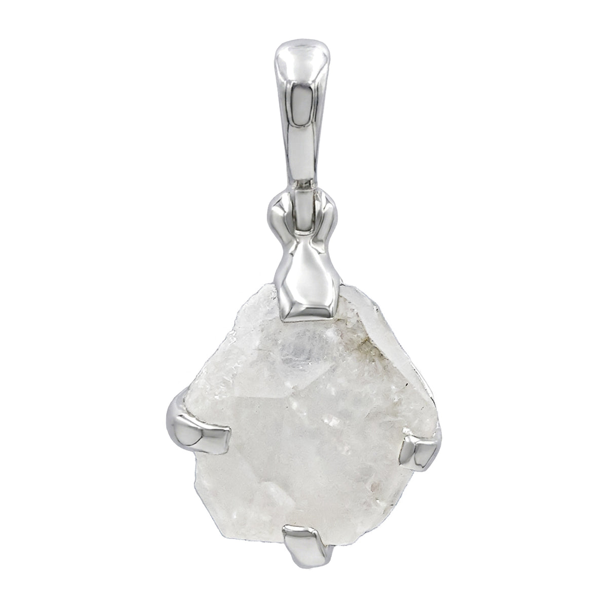 Starborn Phenakite Prongset Pendant in Sterling Silver