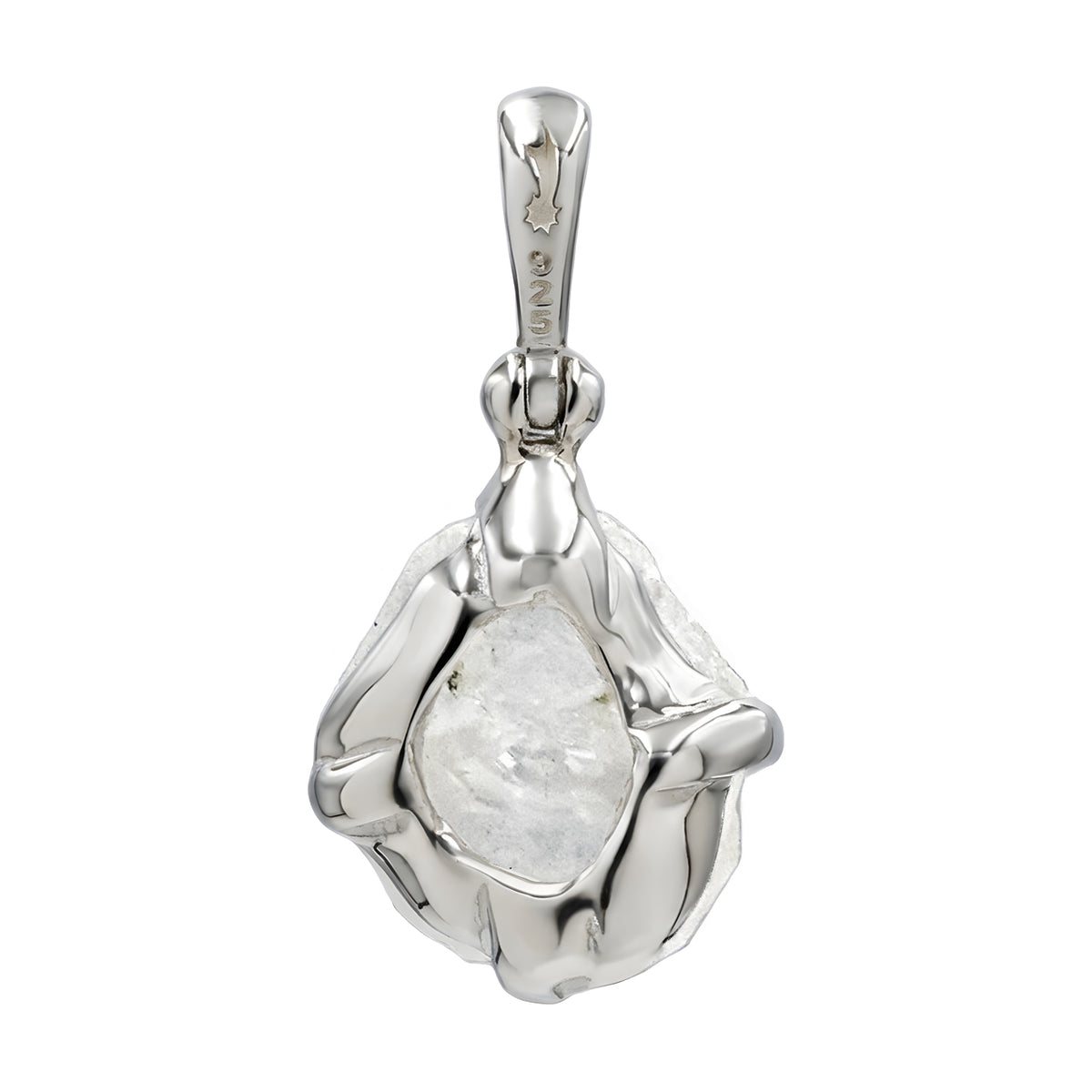 Starborn Phenakite Prongset Pendant in Sterling Silver