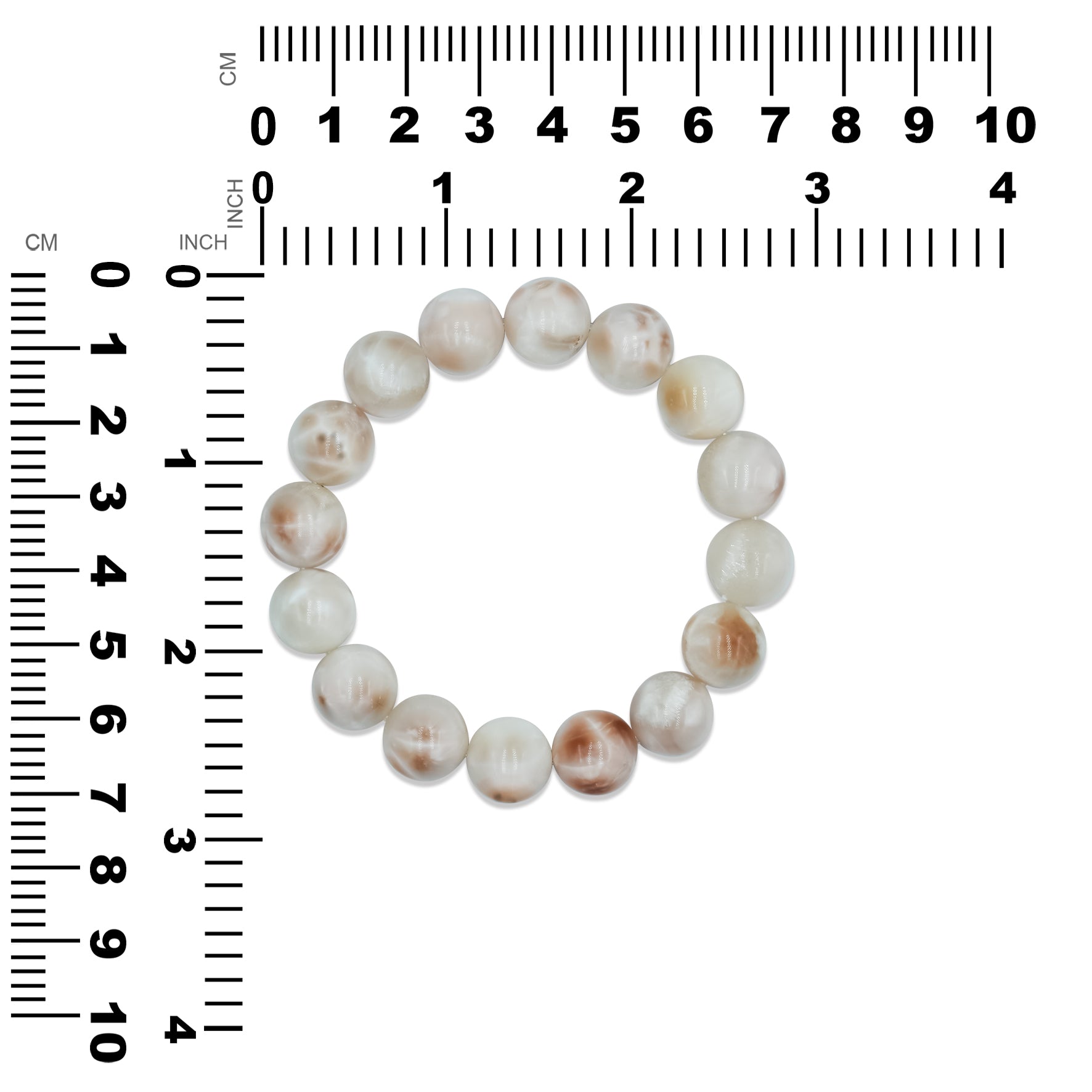 Starborn Pink Natrolite Elastic Beaded Bracelet