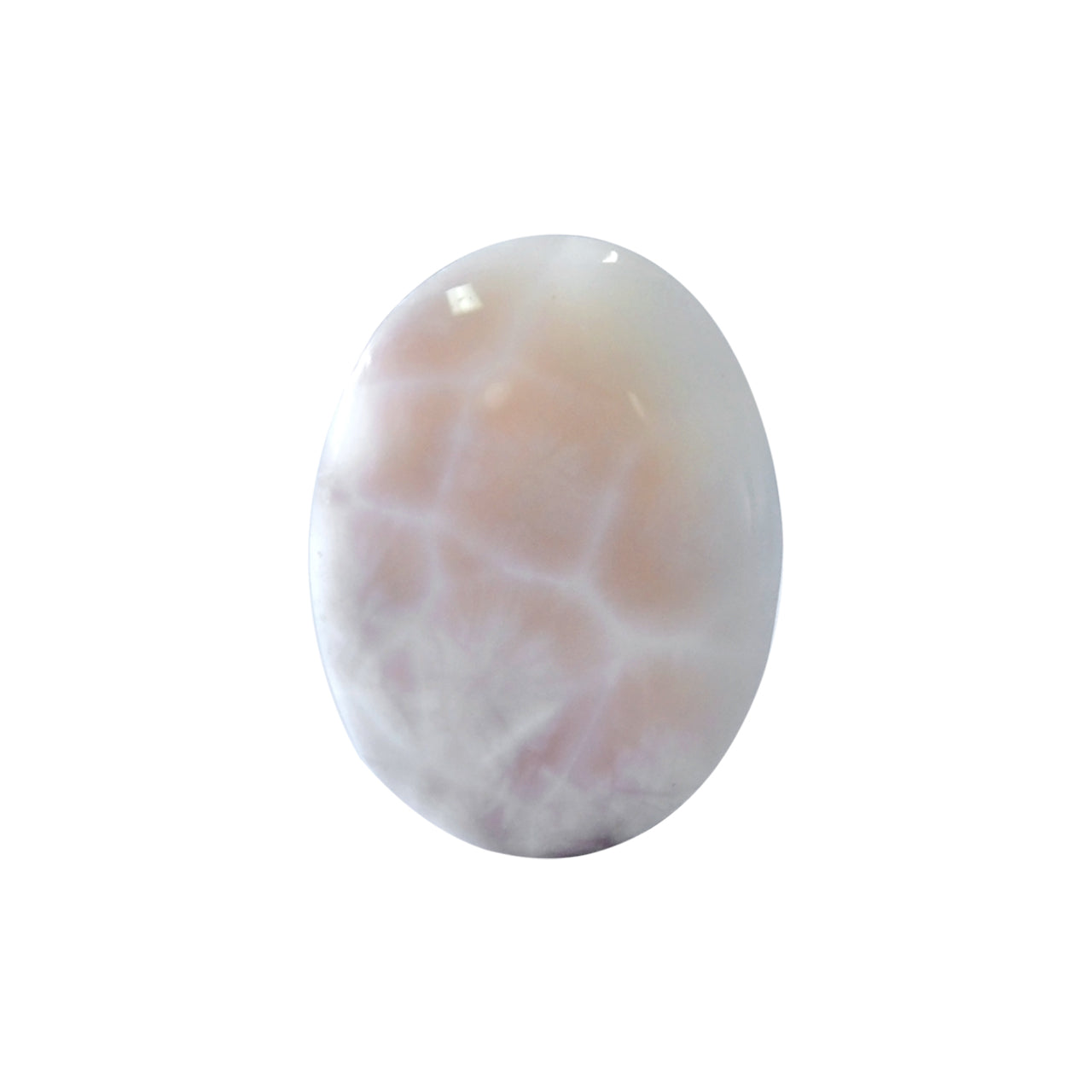 Starborn Pink Natrolite Oval Cabochon - 1 Piece