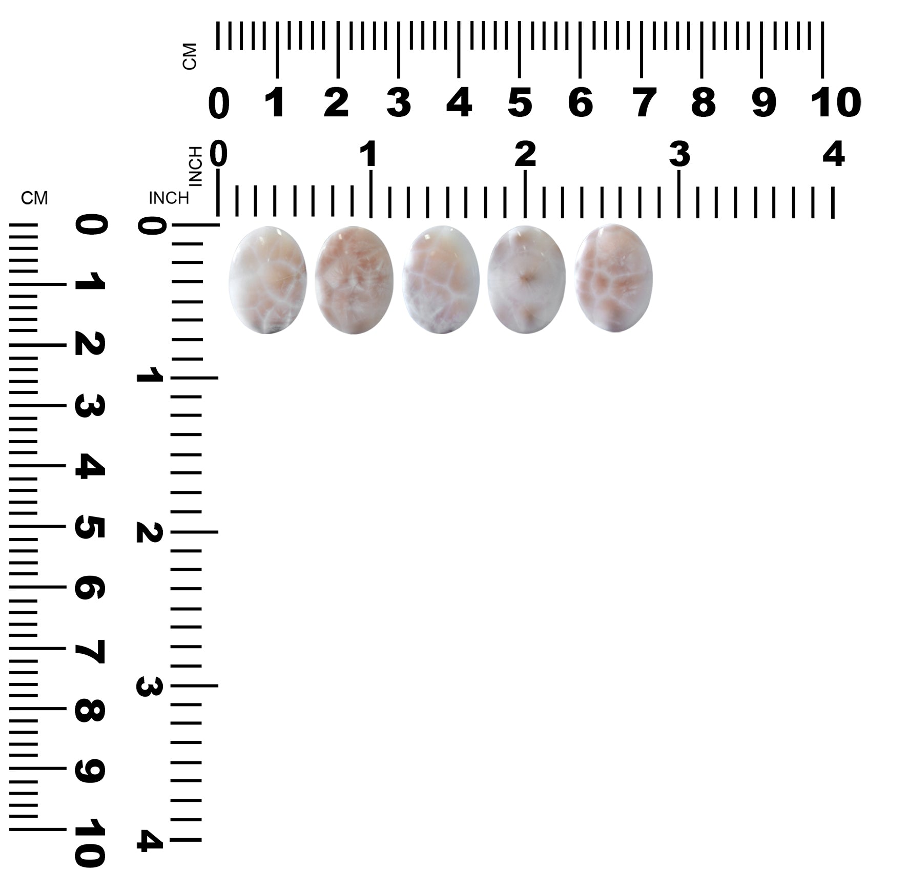 Starborn Pink Natrolite Oval Cabochon - 1 Piece