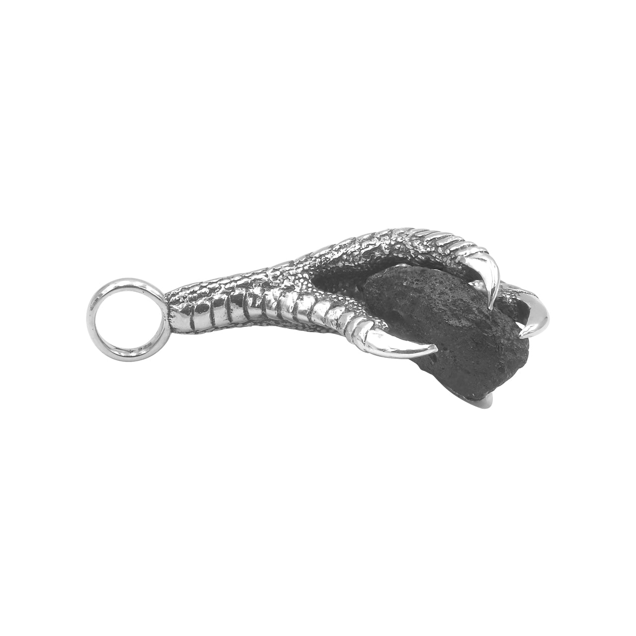 Starborn Gemstone Eagle Claw Pendant in Sterling Silver