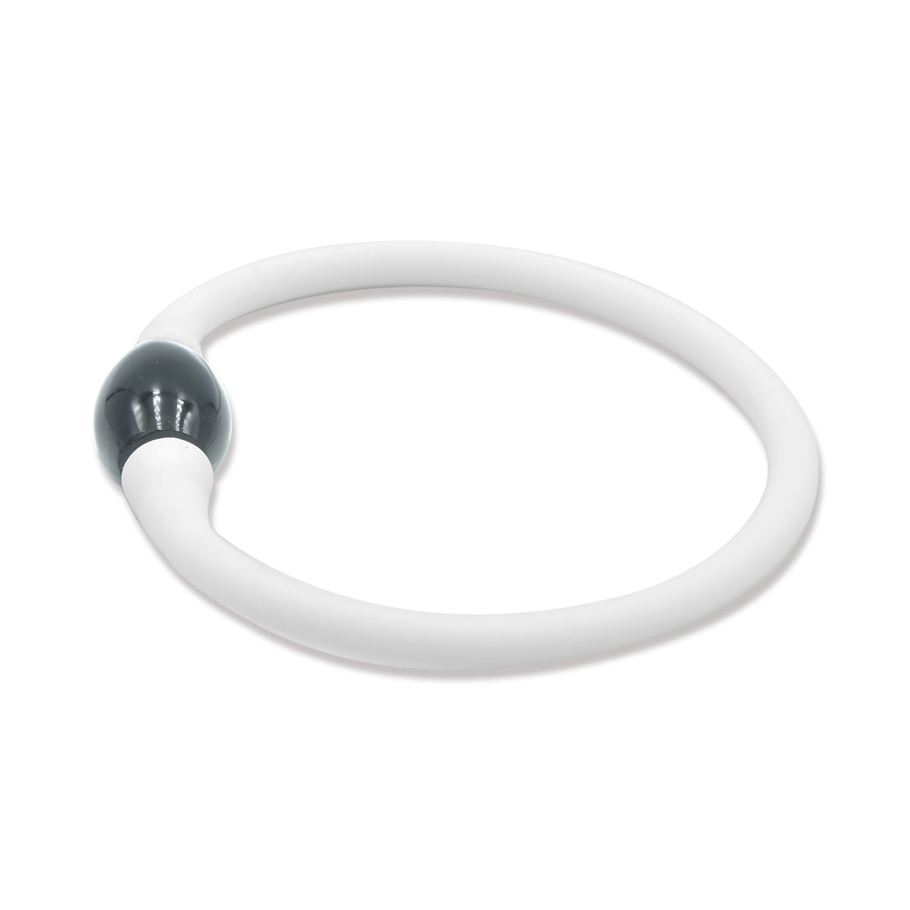 Pulsera de silicona con cuentas de tambor de perla de fuego Starborn