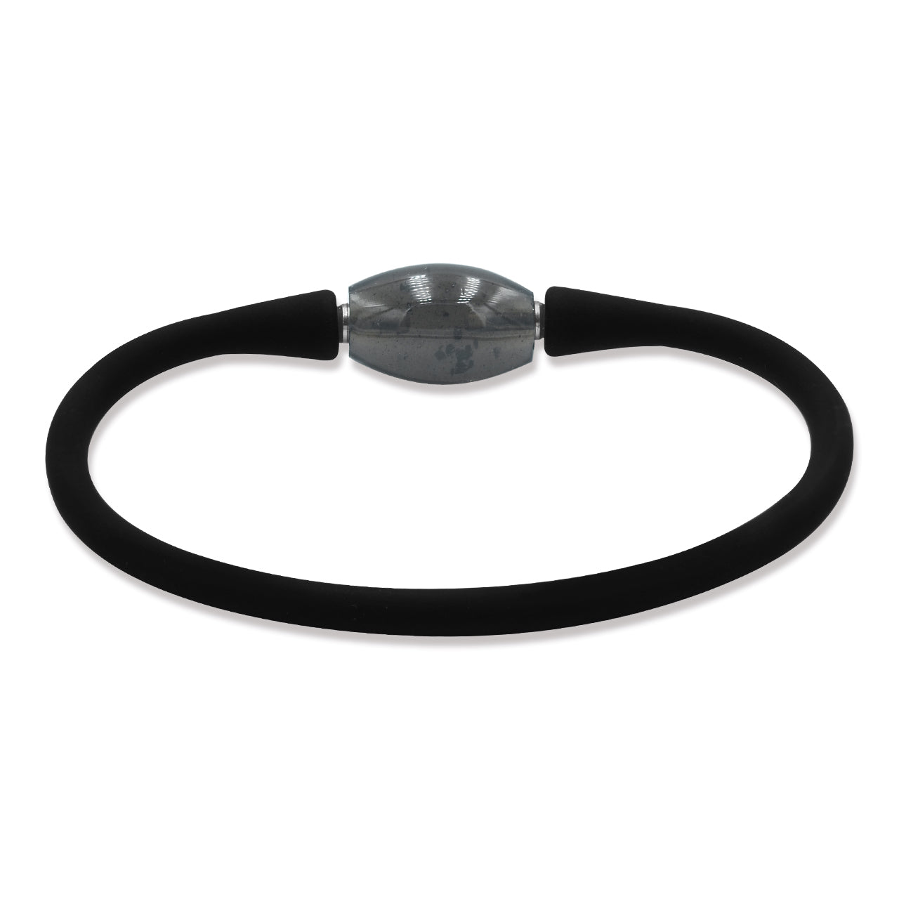 Starborn Pearl of Fire Drum Bead Silicone Bracelet