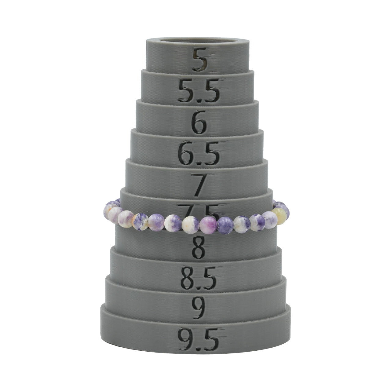 Starborn Purple Opal Elastic Beaded Bracelet
