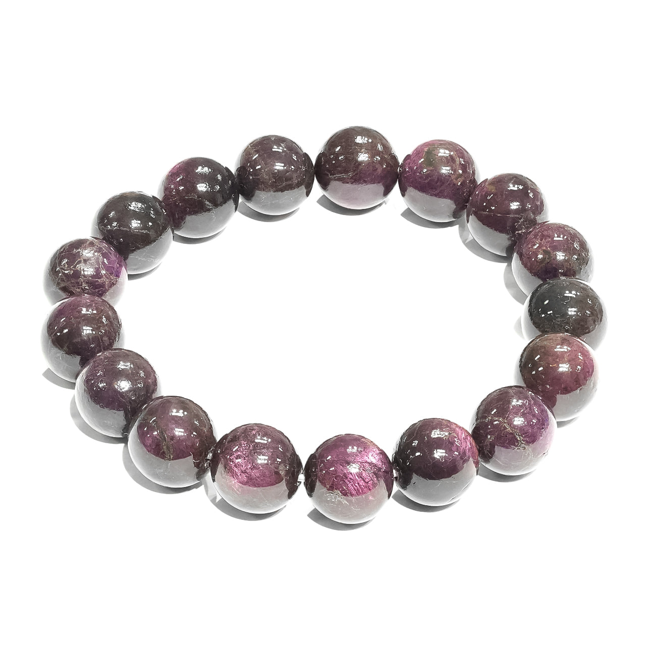 Starborn Purpurite Beaded Elastic Bracelet