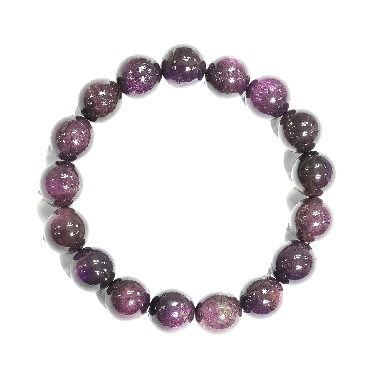 Starborn Purpurite Beaded Elastic Bracelet