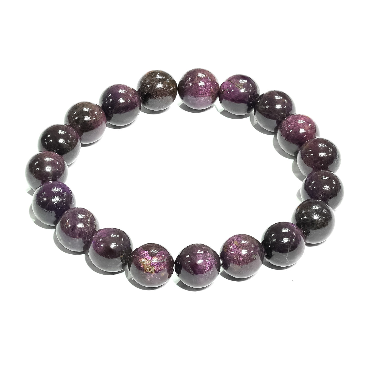 Starborn Purpurite Beaded Elastic Bracelet