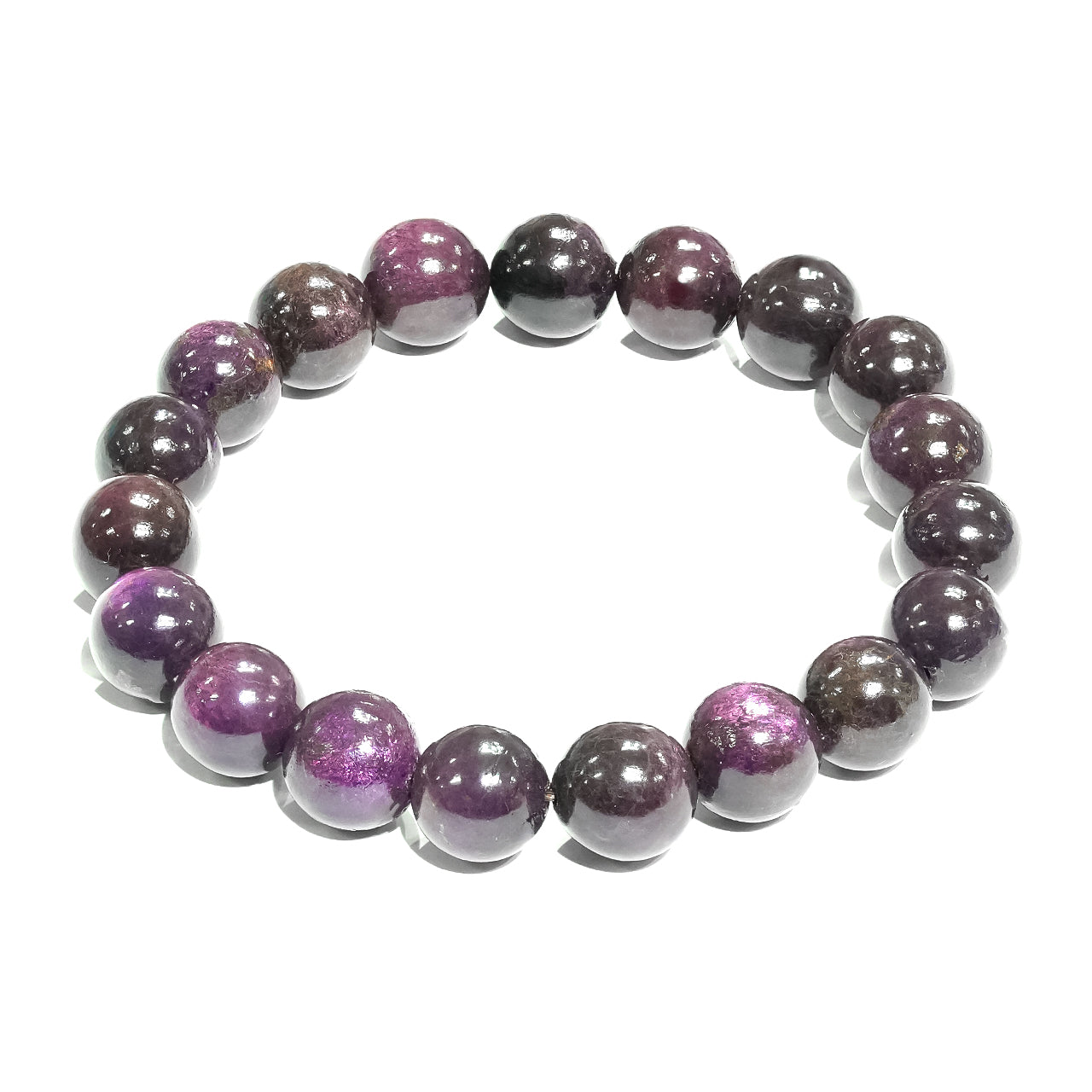 Starborn Purpurite Beaded Elastic Bracelet