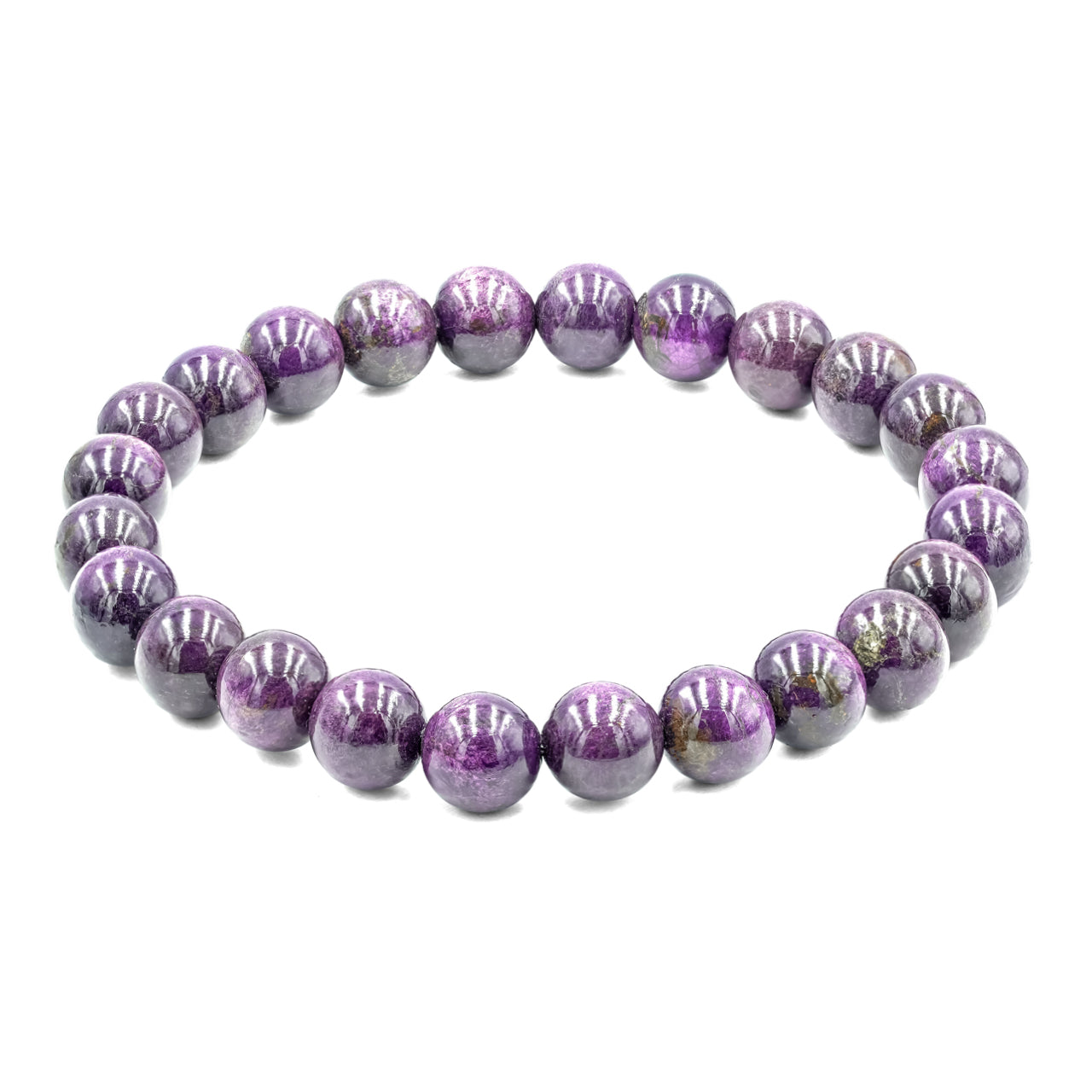 Starborn Purpurite Beaded Elastic Bracelet