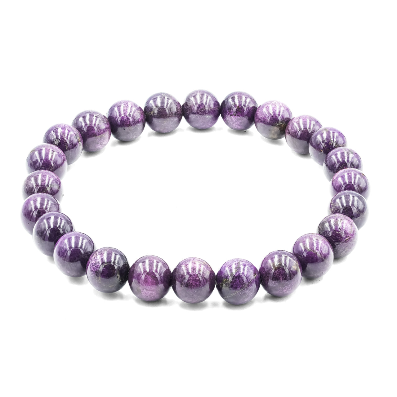 Starborn Purpurite Beaded Elastic Bracelet
