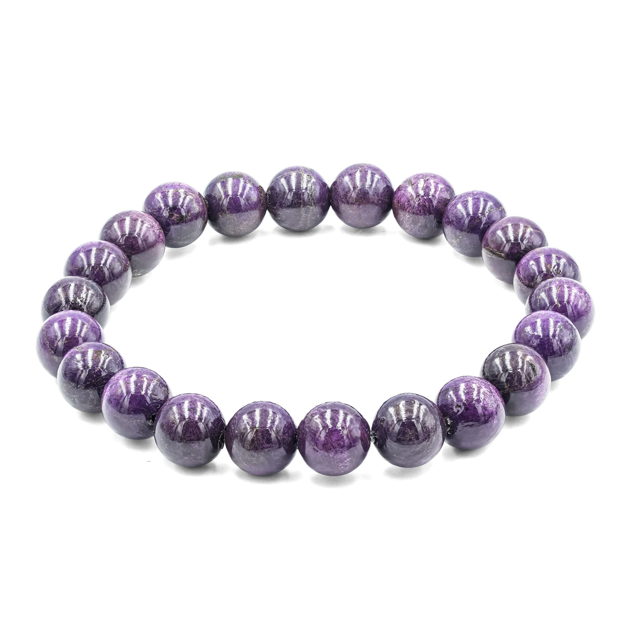 Starborn Purpurite Beaded Elastic Bracelet