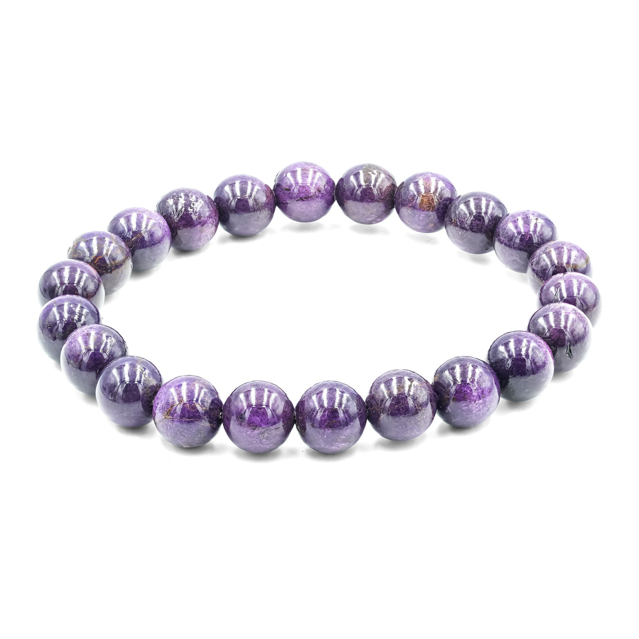 Starborn Purpurite Beaded Elastic Bracelet