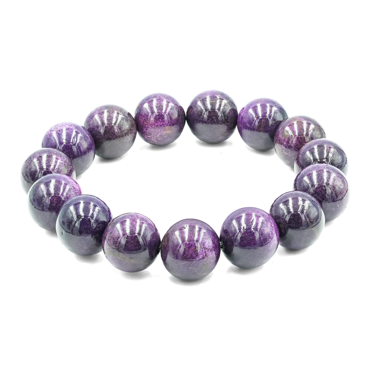 Starborn Purpurite Beaded Elastic Bracelet