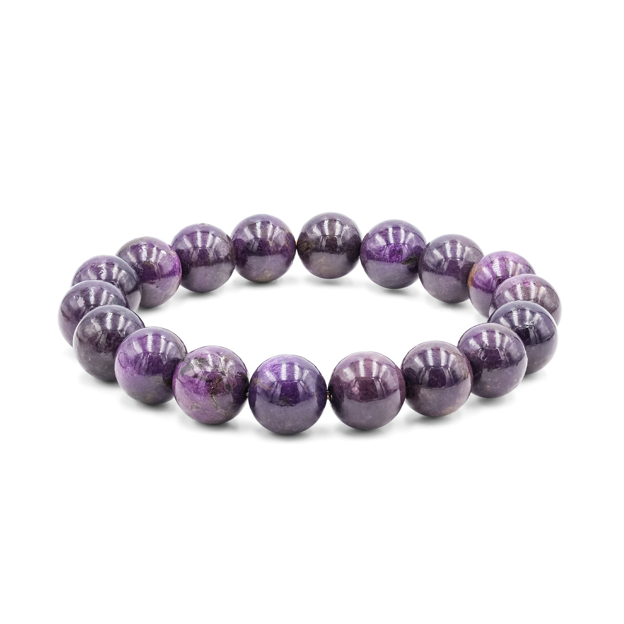 Starborn Purpurite Beaded Elastic Bracelet