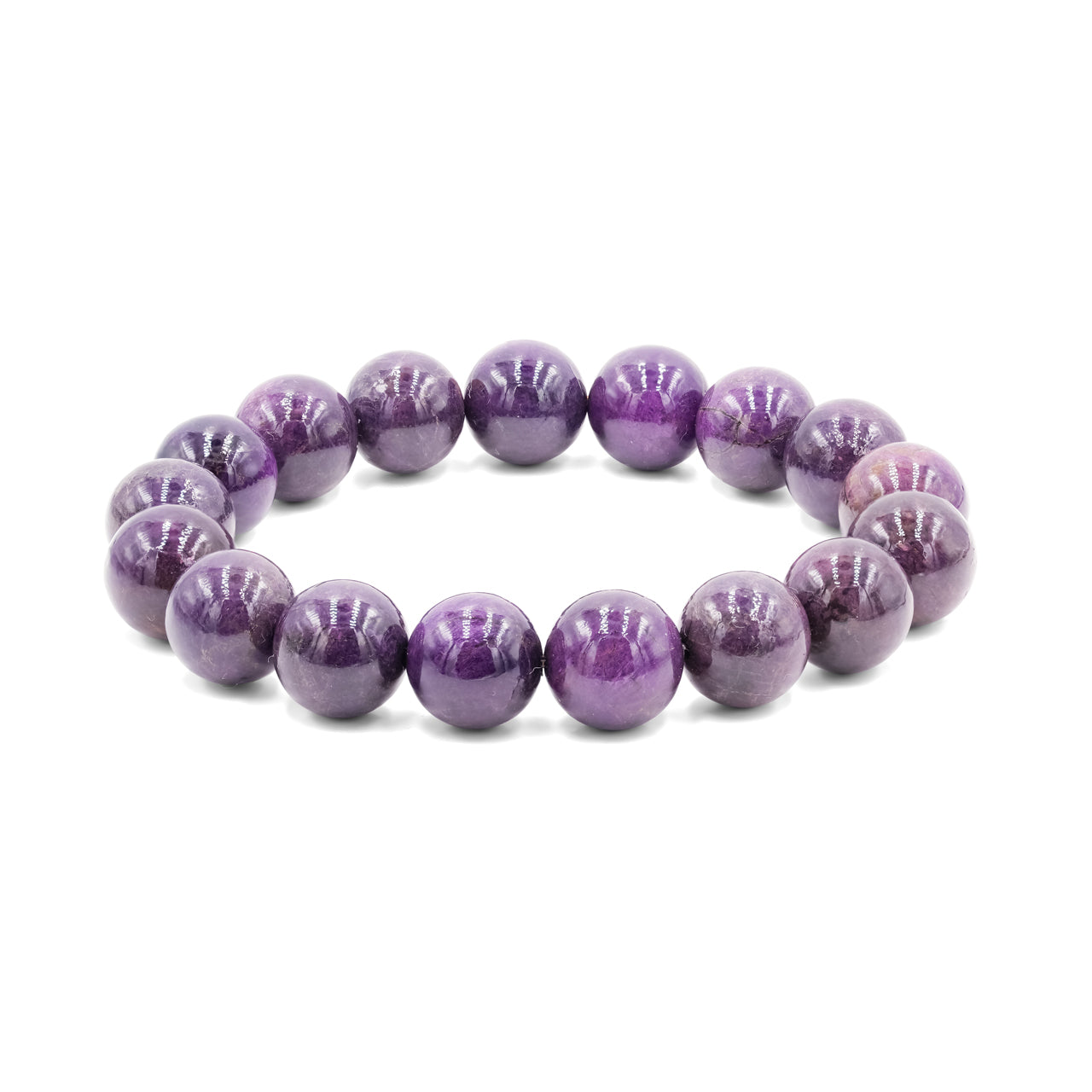 Starborn Purpurite Beaded Elastic Bracelet