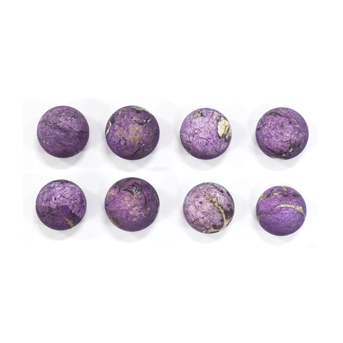 Purpurite Velvet Spheres 1000 grams - 8 pieces