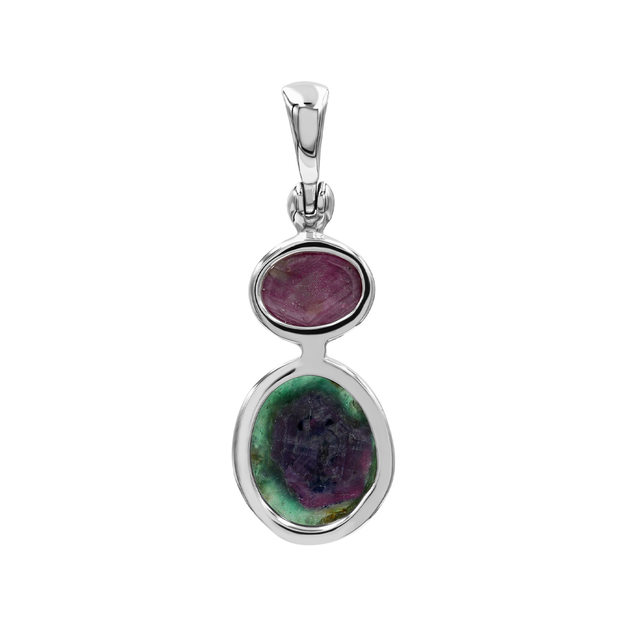 Starborn Multi-Stone Ruby Pendant in Sterling Silver