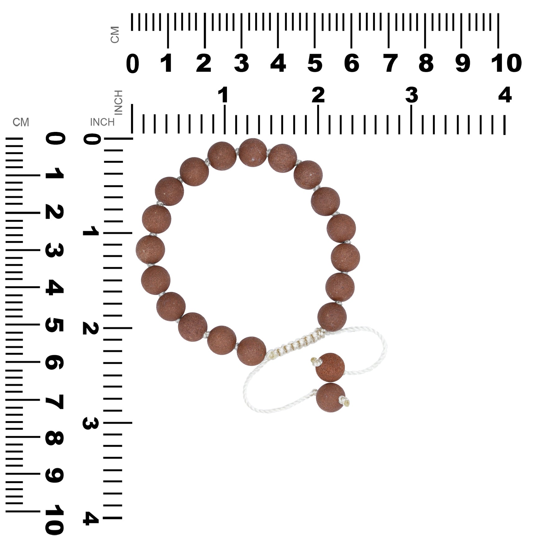 Sedona Vortex Red Rock Bead Bracelet