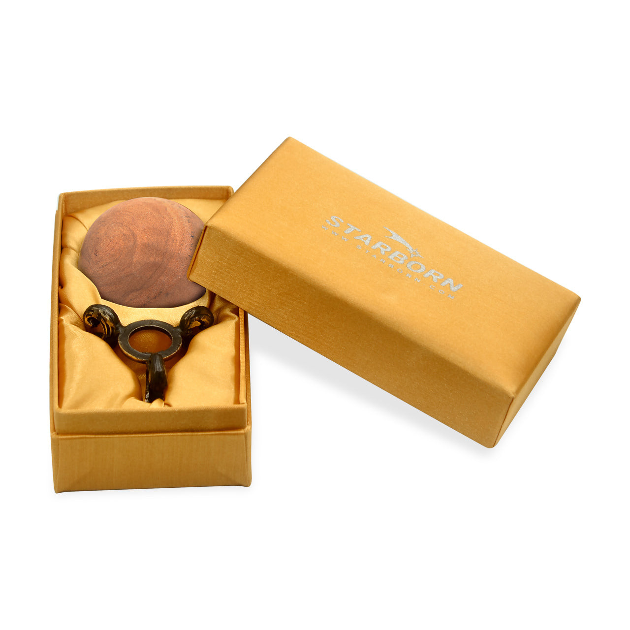 Starborn Sedona Vortex Red Rocks Display Sphere with Brass Stand