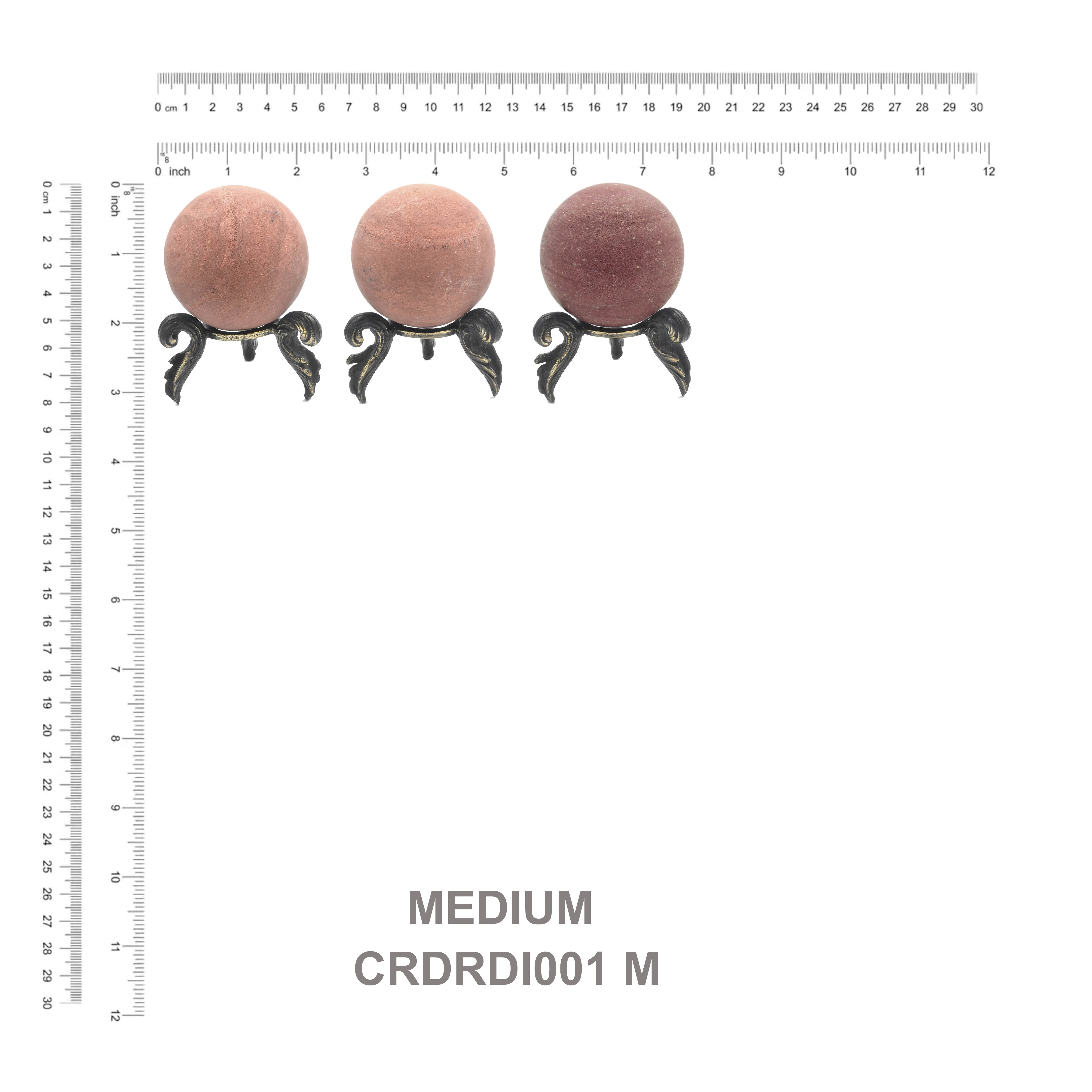 Starborn Sedona Vortex Red Rocks Display Sphere with Brass Stand