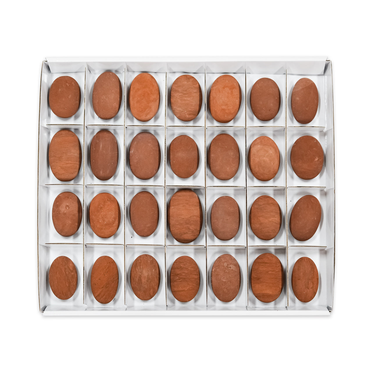 Starborn Sedona Vortex Red Rock Palm Stone 1500 gramos - 28 piezas