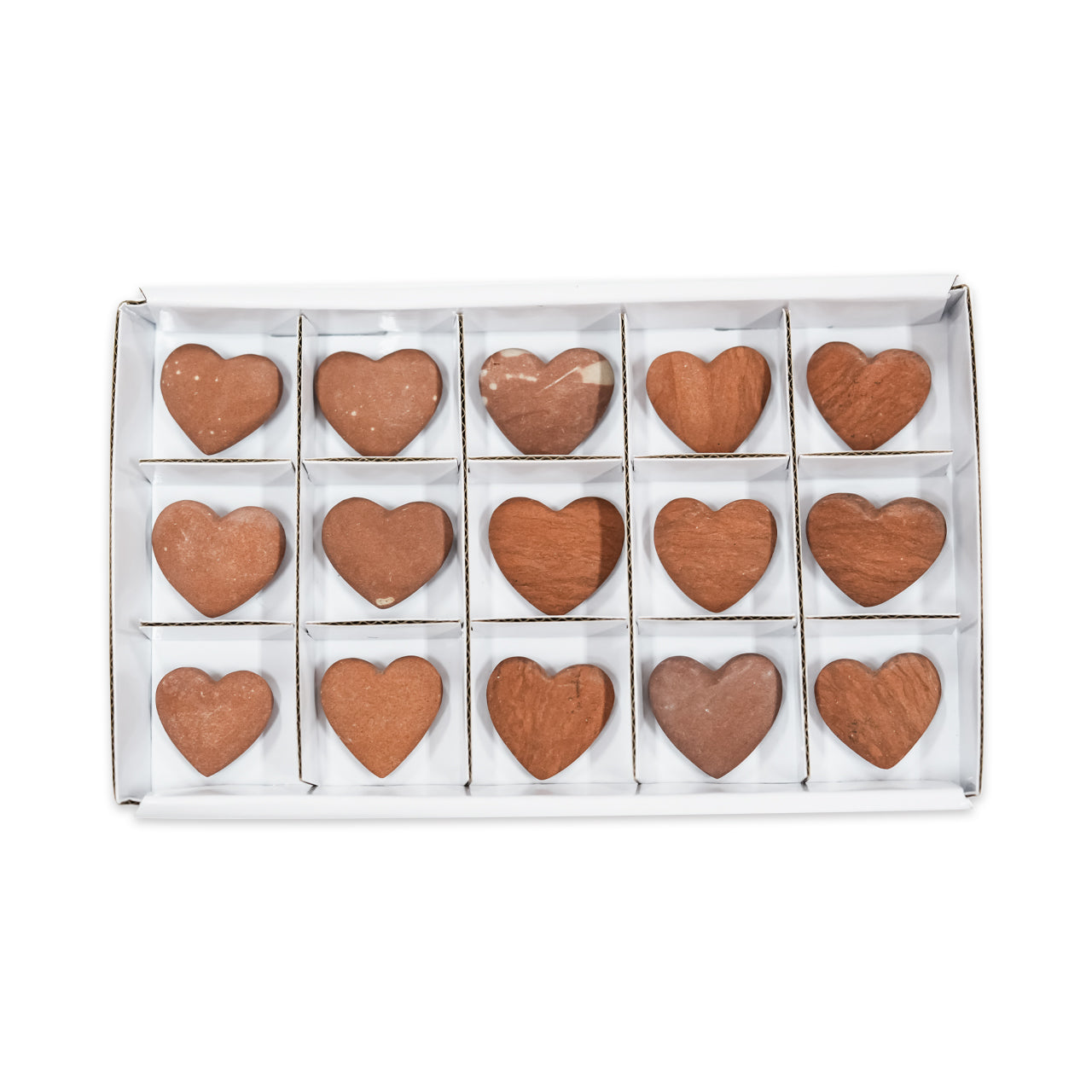 Starborn Sedona Vortex Red Rock Herzstein 200 Gramm - 20 Stück