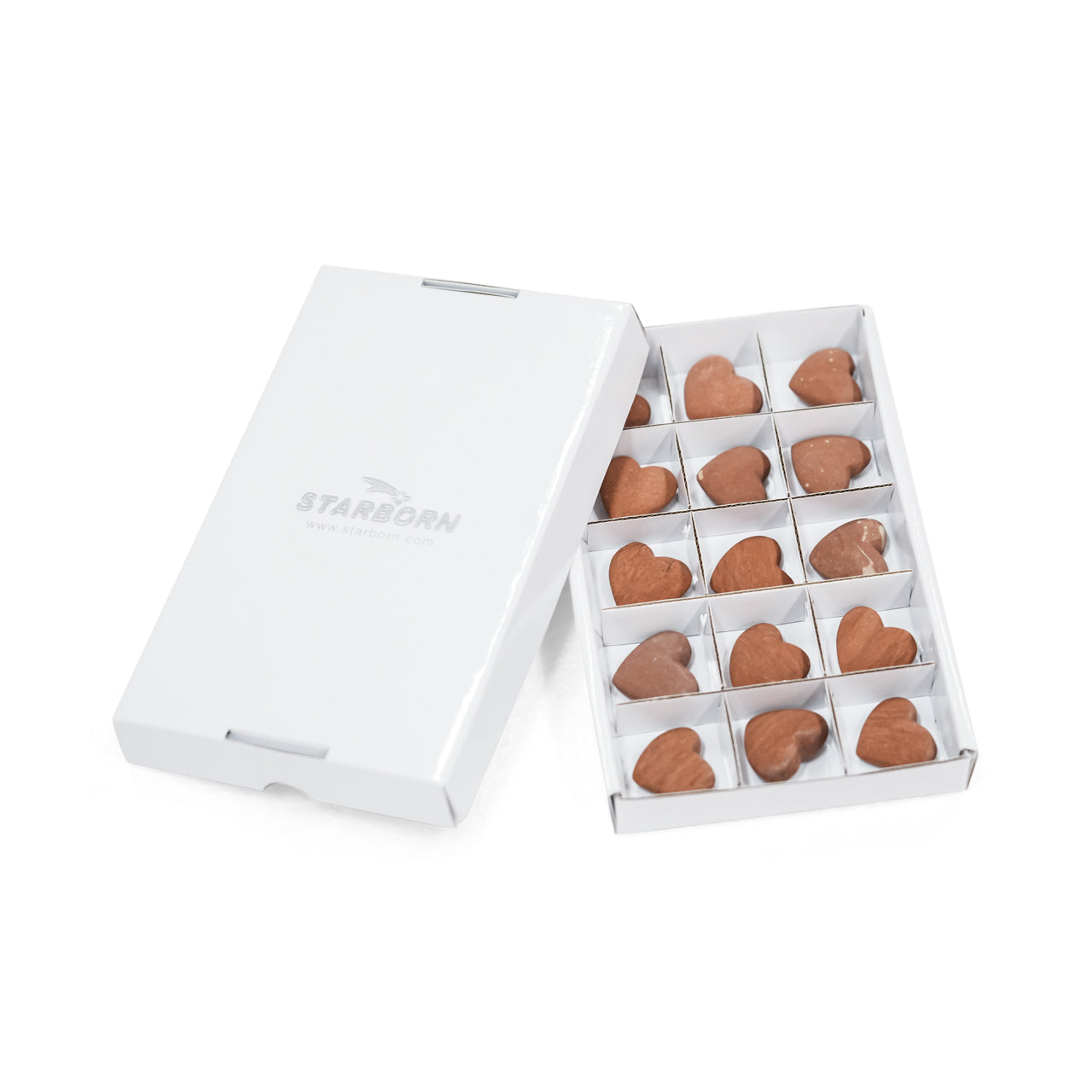 Starborn Sedona Vortex Red Rock Herzstein 200 Gramm - 20 Stück