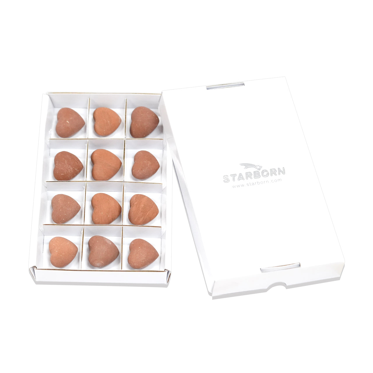 Sedona Vortex Red Rock Heart Stone 250 grams - 12 pieces