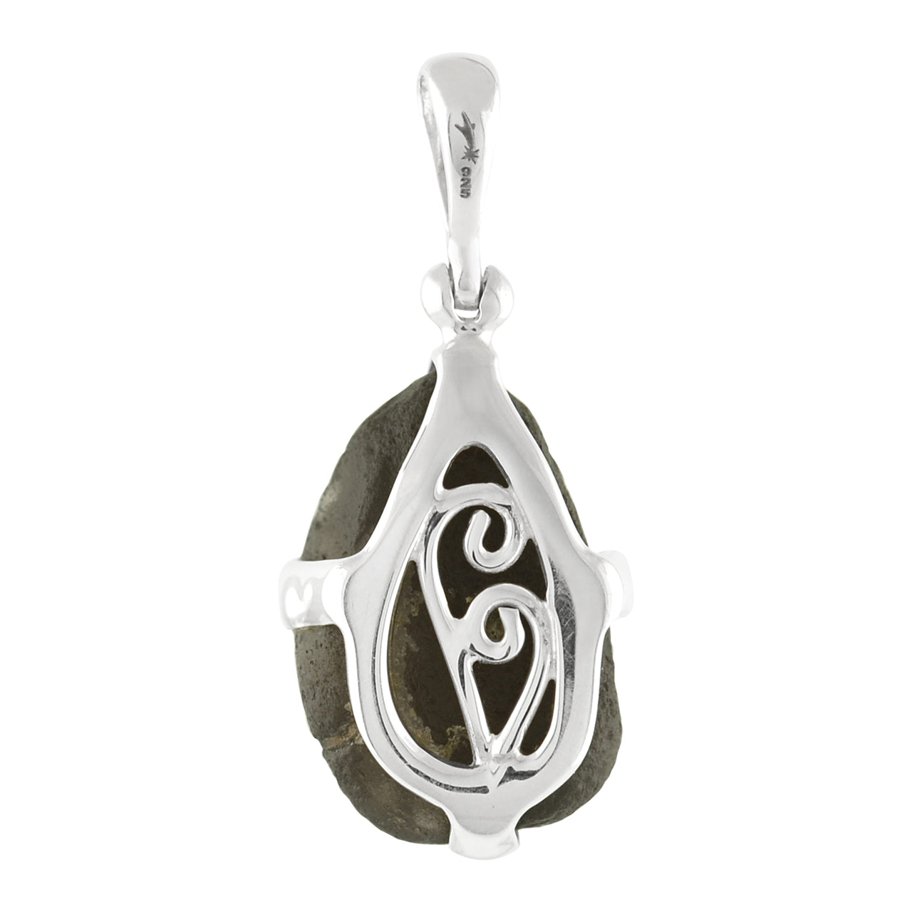 Colgante con puntas de saffordita Starborn en plata de ley