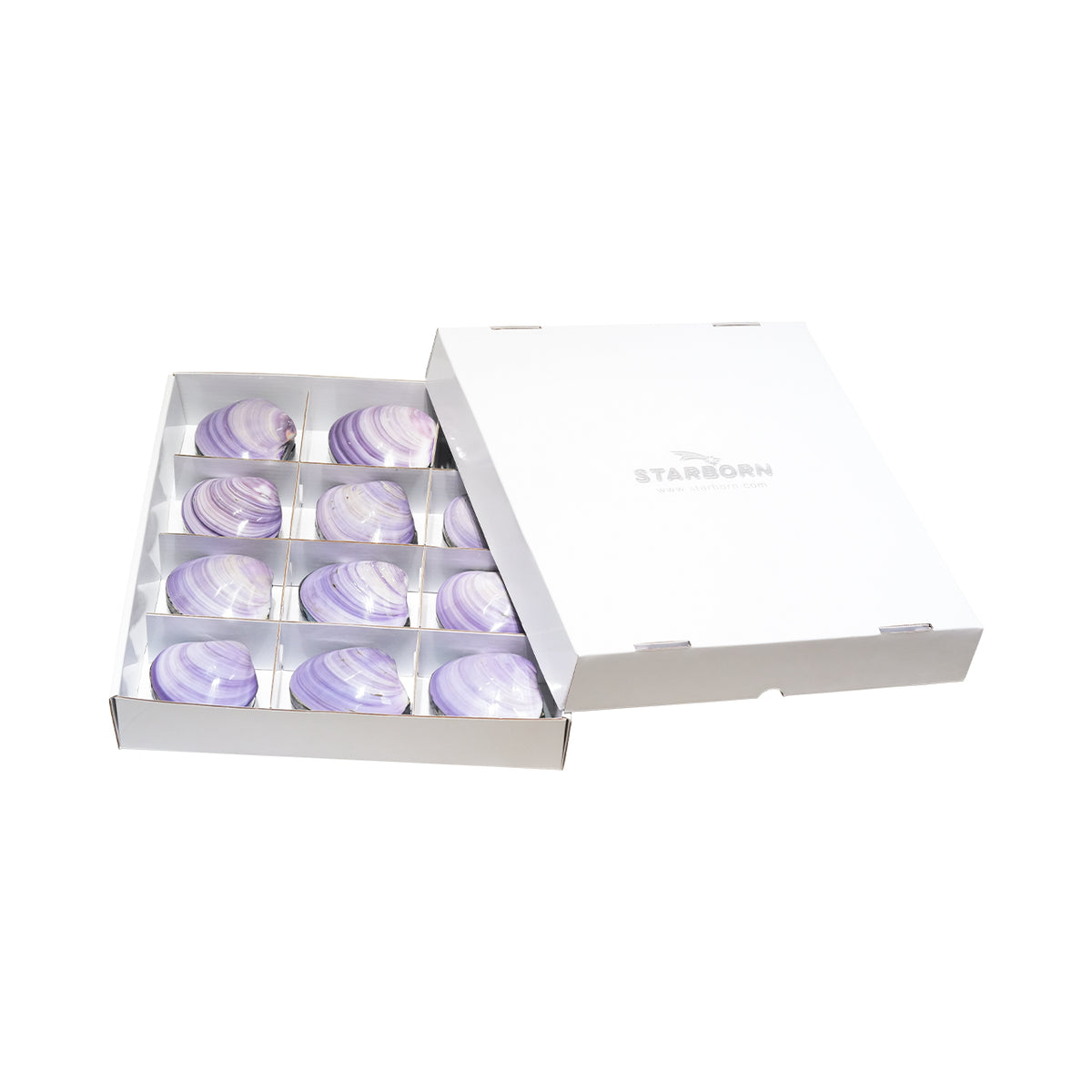 Starborn Prehnit Handschmeichler flach 350g - 6 Stück