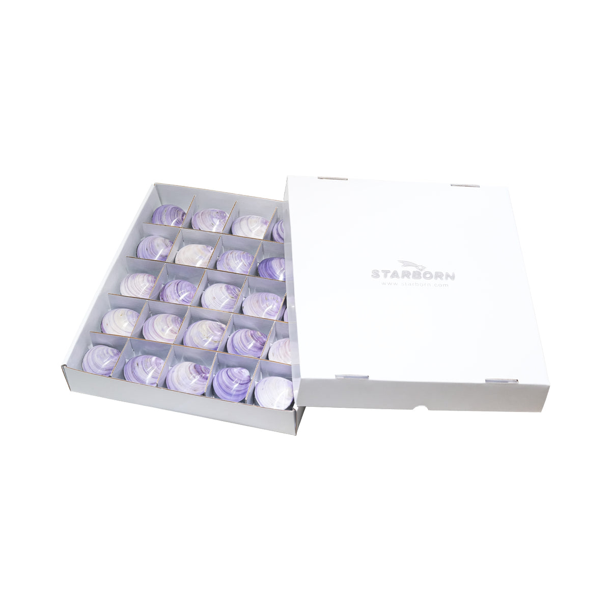Starborn Prehnit Handschmeichler flach 350g - 6 Stück